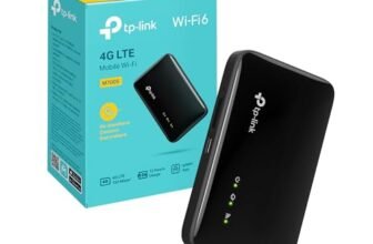 TP-Link M7005 Saponetta WiFi 6 AX300Mbps, Router WiFi con SIM, Router 4G LTE Cat4, Modem con SIM, Fino a 150 Mbps, Batteria 2400mAh, Fino a 12 Ore di Utilizzo
