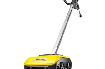 Kärcher lavapatio PCL 6, max. 10 bar, portata d’acqua: max. 180 l/h, larghezza area lavoro: 300 mm, velocità della spazzola 600-800 giri/min, per legno, compositi in plastica e pavimenti in pietra