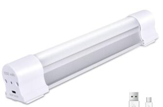 Barra Luminosa LED, LETOUR Barra Luminosa da Lavoro a Tubo Magnetico a LED, 5 Livelli dimmerabili Lanterna da Campeggio Luci Portatili Ricaricabili USB Durata per 60 Ore