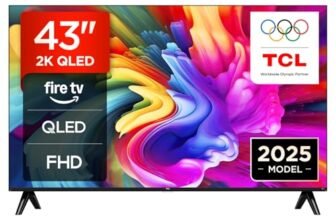 TCL 43SF560 – 43-inch QLED Direct Smart Full HD LED TV with Fire TV and HDR, Metallic Design, Frameless