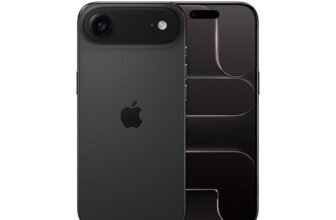 Apple iPhone Air 256 GB: l’iPhone più sottile di sempre, display 6,5″ con ProMotion fino a 120Hz, potente chip A19 Pro, fotocamera frontale Center Stage, eSim; Nero siderale