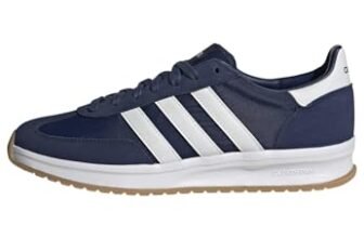 adidas Uomo Run 70S 2.0 Shoes, Dark Blue/Cloud White/Cloud White, 42 2/3 EU