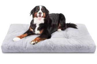 Nobleza Letto per Cani Lavabile Grandi, Cuccia Cane Interno Ansiolitico Super Morbido e Soffice, Cuscino Cani Grandi di alta Qualità con Fondo Antiscivolo, Materassino Cane, 122x74x10 cm, XXL
