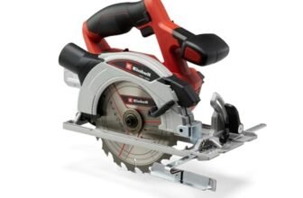 Einhell 4331207 Circolare Fili Te-CS 18/165-1 Li-Solo Power X-Change (Tavolo per Sega Realizzato in Alluminio, Montaggio Semplice Attrezzi, Fornito Senza Batteria o Carico)