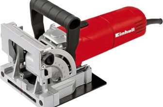 Einhell Fresatrice Orizzontale Biscottatrice TC-BJ 900 (230-240 V, 860 W, Rosso, Regolabile)