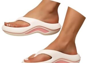 Lggwunsi Infradito Donna Antiscivolo Morbide Leggere per Mare Ciabatte Donna Estive per Fascite Plantare Eleganti Fondo Piatto Flip Flop Spiaggia Piscina