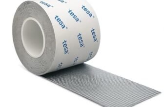 Dpm tapes – Nastro adesivo ripara zanzariere in fibra di vetro con adesivo Tesa, resistente a umidità, caldo e freddo – Ripara strappi in modo rapido e duraturo (50 mm x 5 m)