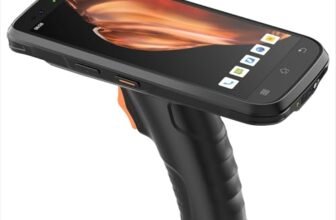 Inateck Android 12 Scanner di Codici a Barre PDA, Schermo Touch 6″, Lettore 1D/2D con Impugnatura, Bluetooth, IP66 6500mAh, Wi-Fi 6 e 4G, per Commercio, Magazzino, Logistica, Sanità