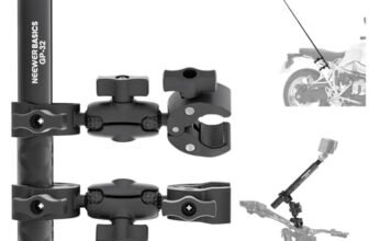 NEEWER BASICS Kit Accessori Supporto per Moto Bici, Selfie Stick Invisibile Morsetto da Manubrio Bicicletta Compatibile con Insta360 DJI OSMO 360 Pocket 3 Action Camera per Riprese Video POV, GP-32