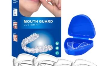 Bite Bruxismo Notturno, Anti-Bruxismo Protettori Buccali per la Notte, 4PCS con Scatola di Stoccaggio, Comfortevoli per l’uso durante il Dormire, Efficace Per Russare I Denti