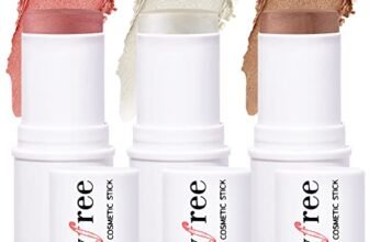 KIMUSE Multi-Stick Fard in Stick per guancia, occhi e labbra, illuminante viso in Crema, Contorno Viso : Texture Cremosa e Risultato a Lunga Tenuta