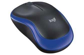 Logitech M185 Mouse Wireless, 2,4 Ghz Con Mini Ricevitore Usb, Durata Batteria Di 12 Mesi, Tracciamento Ottico 1000 Dpi, Ambidestro, Compatibile con Pc, Mac, Laptop, Blu