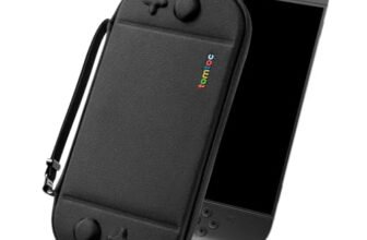 tomtoc Custodia per Nintendo Switch 2 (2025), Borsa da Trasporto per Console con 12 Cartucce di Gioco, Slim Carry Case Sottile da Viaggio con Brevetto Originale e Protezione di livello Militare