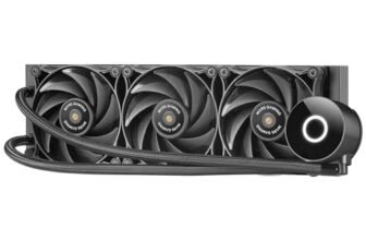 Mars Gaming ML-PRO360, Raffreddatore a Liquido Professionale CPU, TDP 600W, 3x Ventole FDB Ultra-silenziose, Pompa Opti-Chamber con Anello di Illuminazione Bianca, Multisocket Universale, Nero