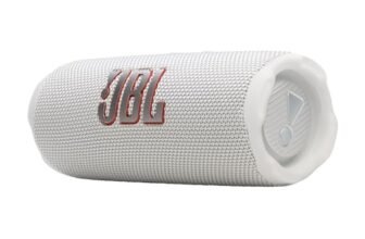 JBL Flip 7 Speaker Bluetooth Portatile Wireless, 16 Ore di Autonomia, Impermeabile IP68, Resistente alla Polvere e Antiurto, Suono JBL Pro con AI Boost, Connessione Multi-Speaker Auracast, Bianco