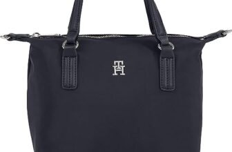 Tommy Hilfiger Donna Borsa Tote Bag Poppy Small Tote Piccola, Blu (Space Blue), Taglia Unica