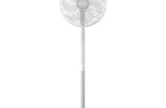 Philips Ventilatore da piedistallo Serie 2000. Potente e ultra-silenzioso. 19 dB Ventilatore da tavolo e da appoggio 2 in 1. Inclinazione e oscillazione regolabili.Timer 12 ore. CX2550, bianco.