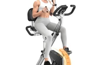 Botifly Cyclette pieghevole 4 in 1 X-Bike con sedile e schienale regolabili Biciclette Fitness Magnetiche per Adulti Cardio-Training 150kg