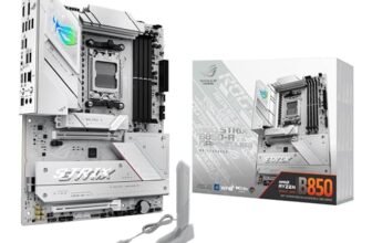 ASUS ROG Strix B850-A Gaming WiFi AMD AM5 B850 ATX Scheda madre 14+2+2 Power Stages, DDR5 AEMP, 2.5G LAN, WiFi 7 con Q-Antenna, 4X M.2, PCIe 5.0, USB 20Gbps Type-C, AI Networking II, ASUS AI Advisor