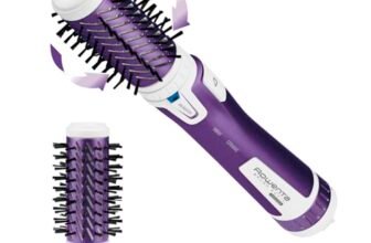 Rowenta CF9530 Brush Activ Volume&Shine Spazzola Rotante e Asciugante per Volume, 1000 W, per Capelli Corti e Lunghi, Styler con 2 Spazzole in Ceramica, Doppio Generatore di Ioni per Capelli Lucenti