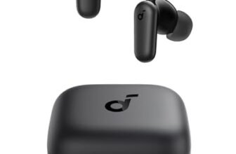 Soundcore P30i Cuffie Bluetooth di Anker, Auricolari Wireless con Cancellazione del Rumore Forte e Intelligente, Bassi Potenti, 45 Ore, Custodia e Supporto per Smartphone 2 in 1, IP54, Bluetooth 5.4