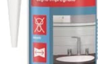 Fischer SAS Trasparente, Silicone Sigillante Antimuffa interno/esterno Acetico per Sanitari e Cucina, Bagno, Doccia, Ceramica, 9362