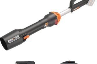 WORX WG543E Soffiatore a batteria brushless da 20 V LeafJet – Batteria e Caricatore Inclusi