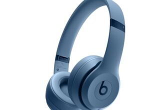 Beats Solo 4 – Cuffie wireless bluetooth on-ear, compatibili con Apple e Android, fino a 50 ore di autonomia – Blu ardesia