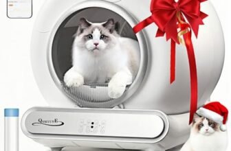 Lettiera Gatto Autopulente, 65 lLettiera Automatica per Gatti Intelligente,Sicurezza, Controllo App Cassetta per Gatti Abilitata WiFi, con Sacchi Spazzatura, Pulizia Facile