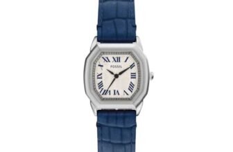 Fossil Orologio Harlow da donna, movimento al quarzo a tre lancette con cinturino in acciaio inossidabile o in pelle