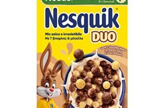 NESQUIK Duo Palline con Cereali Integrali al Cacao e Cioccolato Bianco 325g