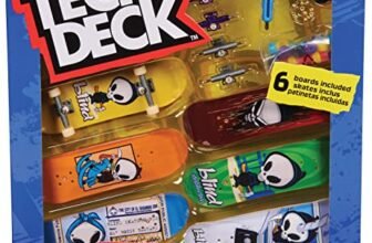 Tech Deck, Confezione Premium da 6 Mini Skate, Assortiti E Originali, 6028845