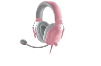 Razer BlackShark V2 X – Cuffie da Gioco Esports Cablate Multipiattaperma (Driver TriForce da 50 mm, Microfono cardioide HyperClear, Audio Surround 7.1) Quartz Rosa