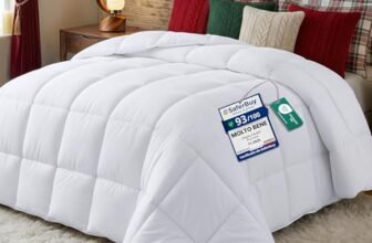Utopia Bedding Piumone 220×240 cm, Piumino matrimoniale, Trapunta 100% Microfibra, Piumino Caldo (Bianco)