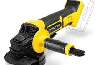 TROTEC Smerigliatrice angolare wireless PAGS 21-115 NB senza batteria 10.000 giri/min Diametro del disco: 115 mm, custodia per il trasporto inclusa