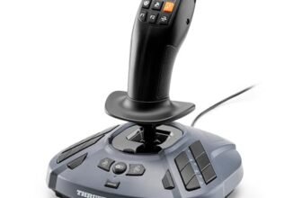 Thrustmaster SimTask FarmStick – Joystick di Simulazione per Farming Simulator e Movimento Terra, 33 Pulsanti, Sensori Magnetici H.E.A.R.T, Progettato in Collaborazione con Giants Software, PC