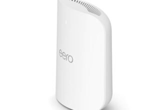 Router Wi-Fi 7 mesh tri-band Amazon eero Pro 7 (modello più recente) – Supporta connessioni Internet fino a 5 Gbps, copertura fino a 190 m², confezione da 1