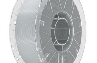 Creality RFID PLA Filamento 1.75mm per K2 Plus, Alta Velocità 30-600mm/s, 1kg (2,2 libbre)/Bobina, Hyper RFID Filamento Supporto CFS, Adatto alla maggior parte delle Stampanti 3D (Grigio)