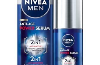 NIVEA MEN Anti-Age Power Serum Anti-Macchie 30 ml, Siero viso uomo antirughe e antimacchie, Siero antimacchia viso con Acido Ialuronico e Thiamidol brevettato per la skincare uomo quotidiana