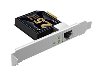 TP-Link TX201 PCIe Adattatore 2,5 Gigabit, 100/1000/2500 Mbps, Scheda Di Rete E Adattatore Ethernet, RJ45 Con QoS, Ideale Per Giocatori E NAS/Host Server Connection, Supporta Windows 10, 11