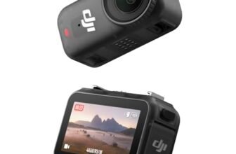 DJI Osmo Nano Combo Standard (128 GB) – Piccola fotocamera per vlog 4K/60fps con un sensore da 1/1,3″, video con ampio FOV di 143°, Registrazione di 200 minuti, Fotocamera magnetica POV 4K per Vlog