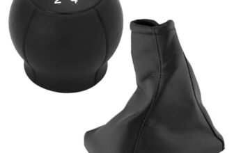 ReachMall Pomello del cambio a 5 marce, leva del cambio, pomello del cambio a 5 marce, pomello del cambio, colore nero per Opel Meriva A 2003-2010