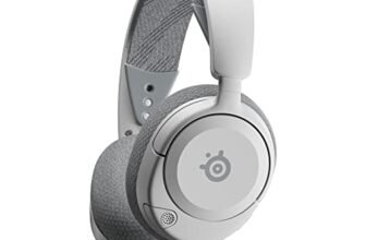 SteelSeries Arctis Nova 1 – Cuffie da gaming multisistema – Driver Hi-Fi – Audio spaziale a 360° – Cuscinetti auricolari in memory foam – Ultra leggere – PC, PS5, PS4, Switch, Xbox – Bianco