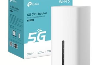 TP-Link Archer NX200 Router 5G Wi-Fi 6 AX1800 Mbps con SIM, Dual Band, Plug & Play, Porta Gigabit WAN/LAN, 4K-QAM, Beamforming, 8 × 5G/LTE, 2 × Wi-Fi Antenne Interne, EasyMesh, HomeShield