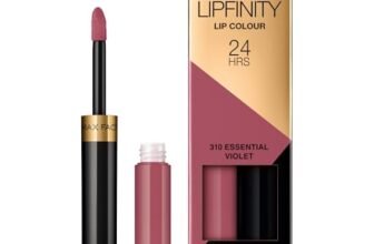 Max Factor, Lipfinity Lip Colour, Rossetto Lunga Durata E Gloss Idratante Con Applicazione Bifase, Nuance 310 Essential Violet, 2.3 Ml E 1.9 G