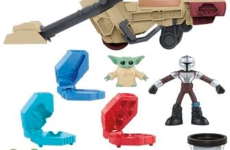 Play-Doh, Star Wars: Il MANDALORIANO, playset con Speeder di Lancio