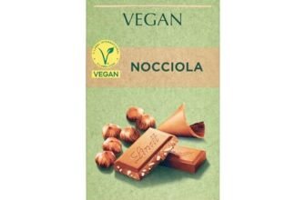 Lindt Tavoletta Vegana Nocciole, Tavoletta di Finissimo Cioccolato Vegano Lindt alla Nocciola, Formato 100g