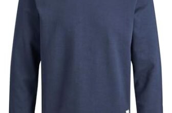 Jack & Jones Uomo JJEBASIC Sweat Crew Neck Noos PS Maglia di Tuta, Navy Blazer/, EU3XL US1XL/