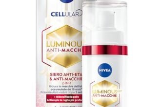 NIVEA Luminous630 Siero Viso Anti-Età & Anti-Macchie 30 ml, Siero viso antirughe e macchie con Acido Ialuronico e Thiamidol brevettato, Face serum ad azione filler riempitivo rughe