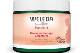 Weleda Burro Smagliature, previene e riduce l’aspetto delle smagliature, con centella asiatica, burro di karité e di cacao bio, sviluppato con farmacisti e ostetriche (1×150 ml)